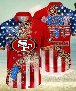 San Francisco 49ers NFL Independence Day Full Printing Hawaiian Shirt