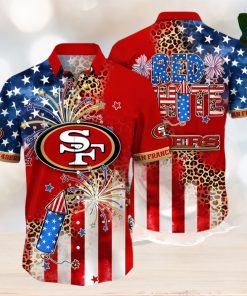 San Francisco 49ers NFL Independence Day Full Printing Hawaiian Shirt