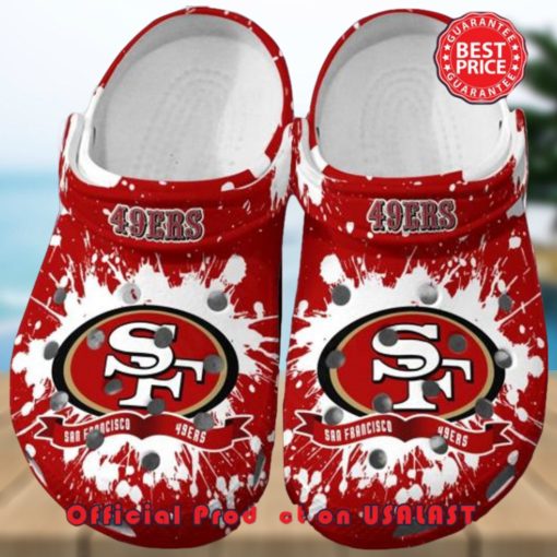 San Francisco 49ers NFL New For This Season Trending Crocs Clogs Shoes