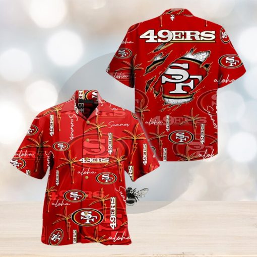 San Francisco 49ers NFL Palm On Elie Hawaiian Shirt For Fans