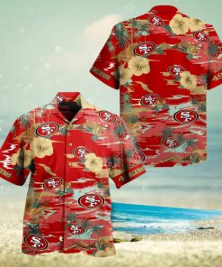 San Francisco 49ers NFL Sea Palm Flower Hawaiian Shirt For Fans