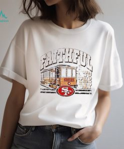 San Francisco 49ers faithful to the bay shirt