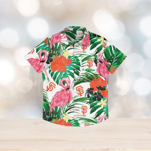 San Francisco Giants Flamingo Hawaiian Shirt