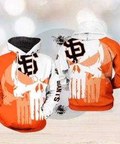 San Francisco Giants MLB Team Skull 3D Printed Hoodie