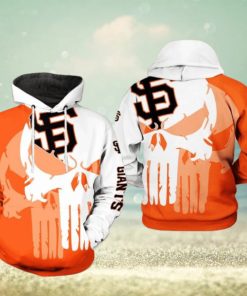 San Francisco Giants MLB Team Skull 3D Printed Hoodie