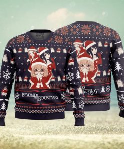 Santa Ai, Mirai, Mitsuki Beyond the Boundary Ugly Christmas Sweater