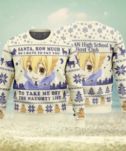 Santa, How Much Do I Have To Pay You Ouran High School Host Club Ugly Christmas Sweater