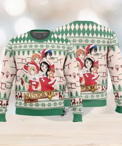 Santa Kosaki, Chitoge, Seishiro, Marika Nisekoi Ugly Christmas Sweater