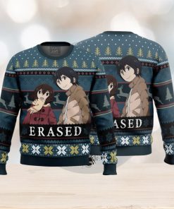 Satoru And Kayo Erased Ugly Christmas Sweater