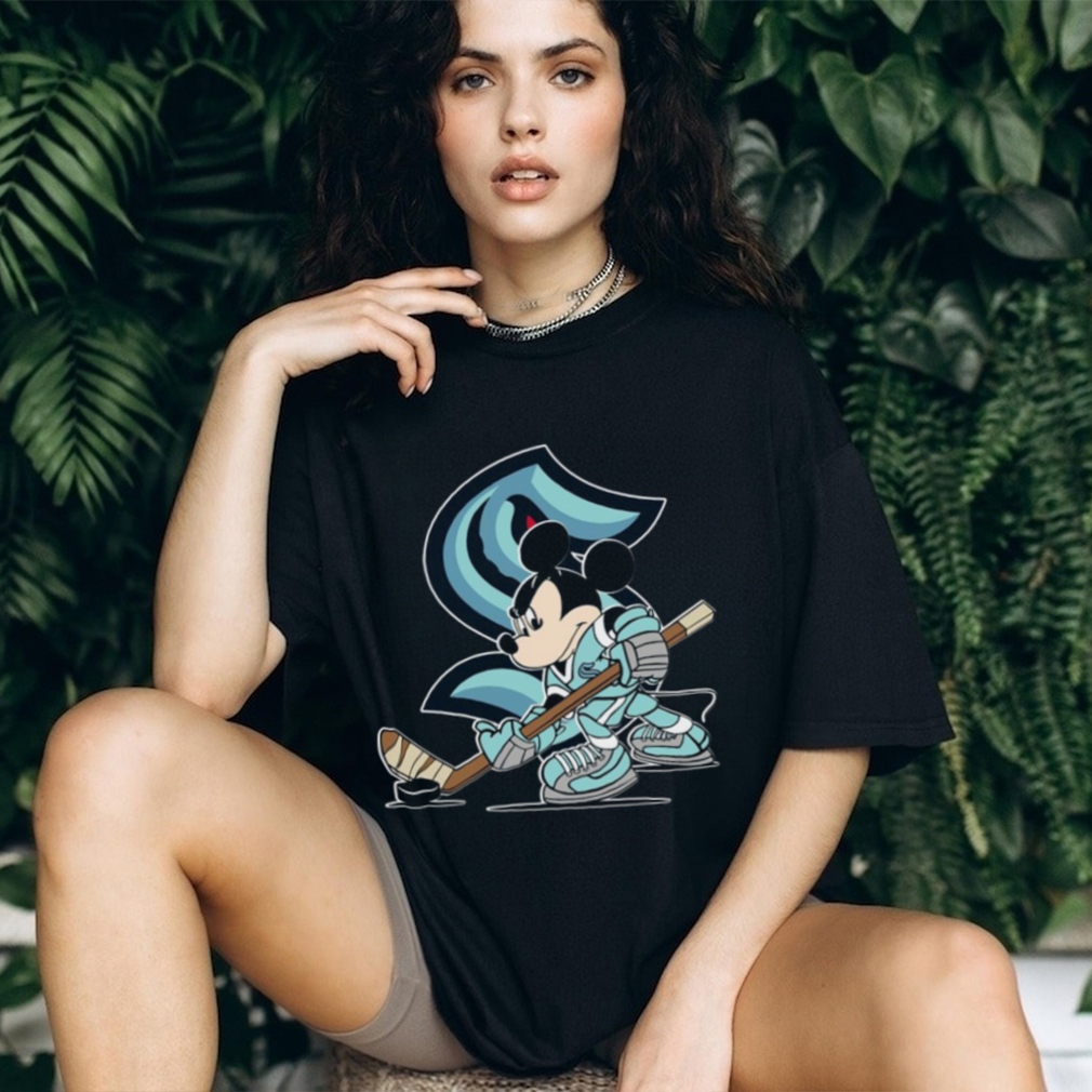 Seattle Kraken NHL Mickey Mouse Player T Shirt Seattle Kraken NHL Mickey Mouse Player T Shirt