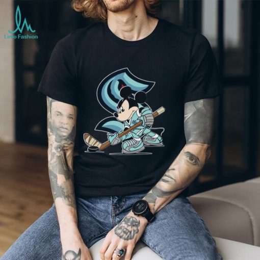Seattle Kraken NHL Mickey Mouse Player T Shirt