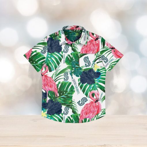 Seattle Mariners Flamingo Hawaiian Shirt