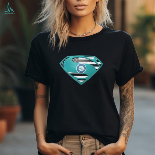 Seattle Mariners Superman logo shirt