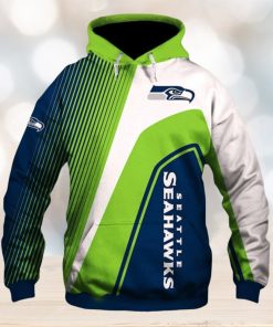 Seattle Seahawks Football Team Light Type Hoodies Print Full