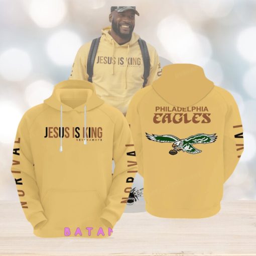 Shaquille Leonard NFL Philadelphia Eagles Jesus is King Hoodie