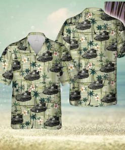 Sherman M4E8 HVSS 105mm 711th Tank Battalion U.S. Army Okinawa 1945 Hawaiian Shirt Unisex Fans Gift