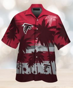 Short Sleeve Atlanta Falcons Hawaiian Shirt Button Up Tropical