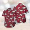 Arizona Cardinals Name Personalized Short Sleeve Button Up Tropical Hawaiian Shirt