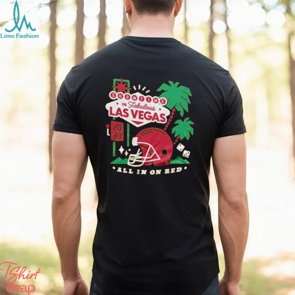 Showtime In Vegas Tee All In On Red Shirt Showtime In Vegas Tee All In On Red Shirt