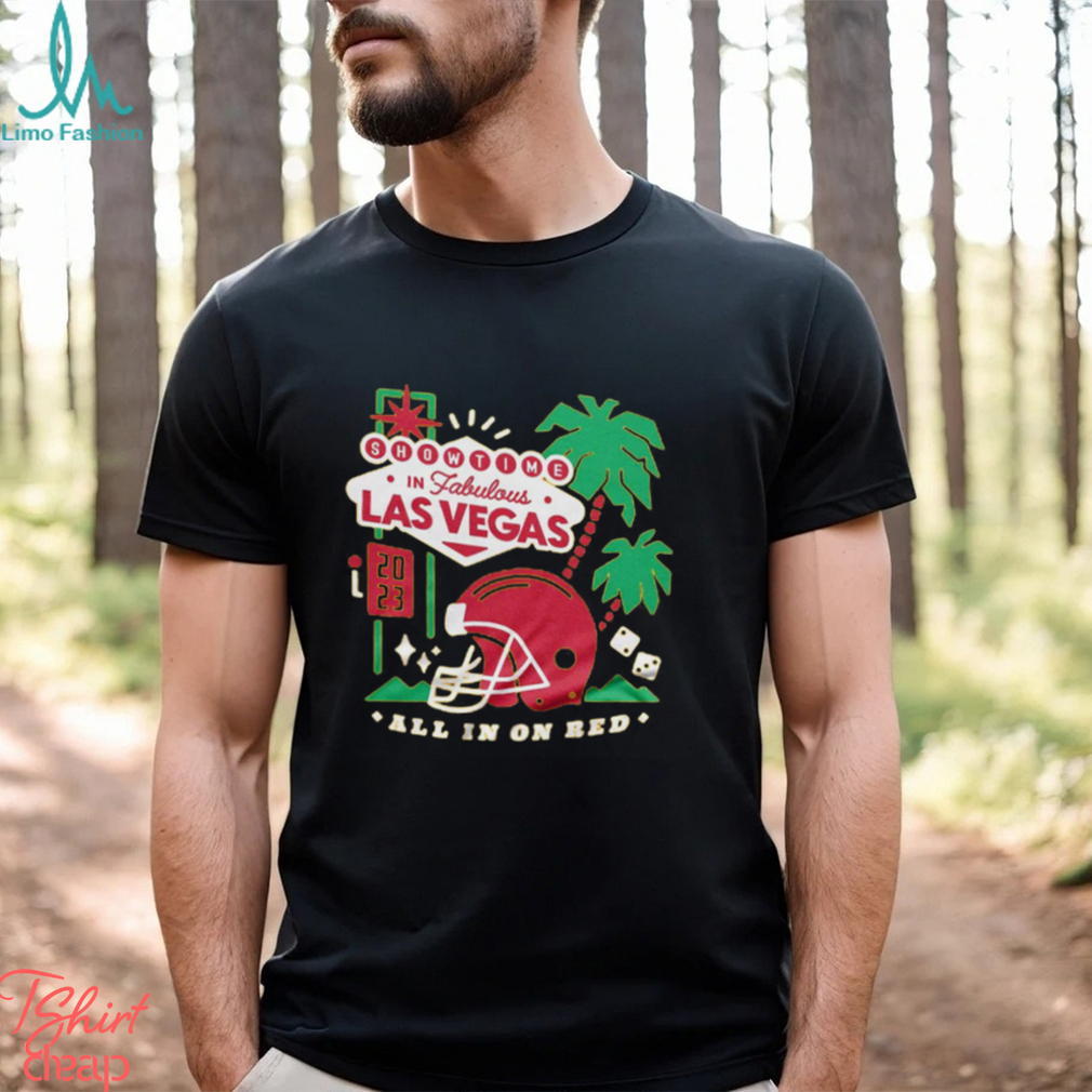 Showtime In Vegas Tee All In On Red Shirt Showtime In Vegas Tee All In On Red Shirt