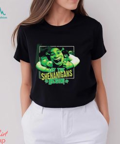 Shrek mad engine youth let the shenanigans begin st. paddy’s day graphic 2024 shirt