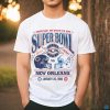 Shufflin on down to the super bowl new orleans january 26, 1986 shirt