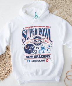 Shufflin on down to the super bowl new orleans january 26, 1986 shirt