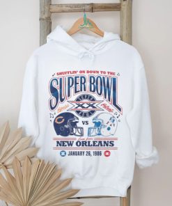 Shufflin on down to the super bowl new orleans january 26, 1986 shirt