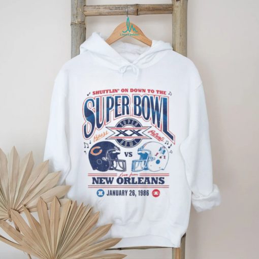 Shufflin on down to the super bowl new orleans january 26, 1986 shirt