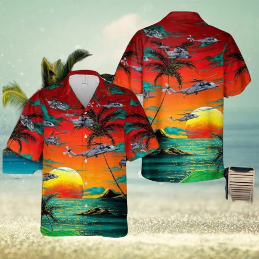 Sikorsky MH 53 Pave Low 3D Hawaiian Shirt Beach Lover Gift