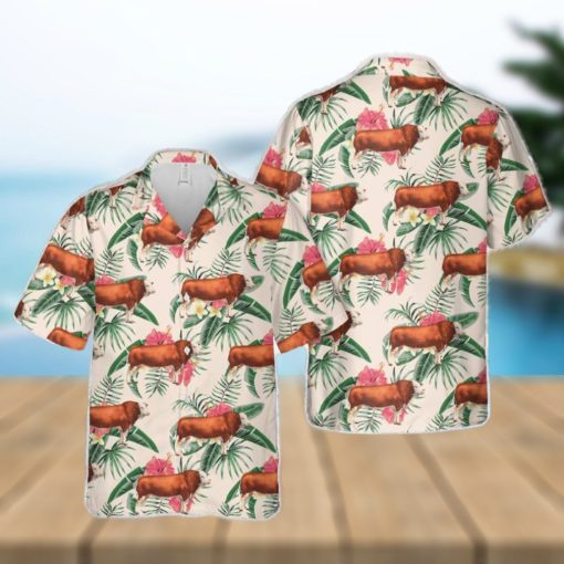 Simmental Cattle Hawaiian Shirt All Over Print Summer