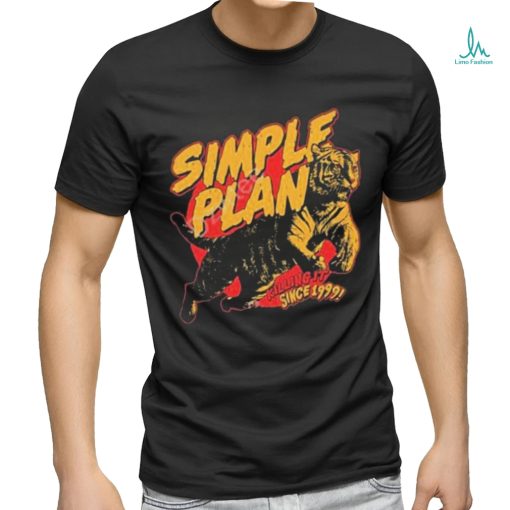 Simple Plan Tiger 1999 Shirt