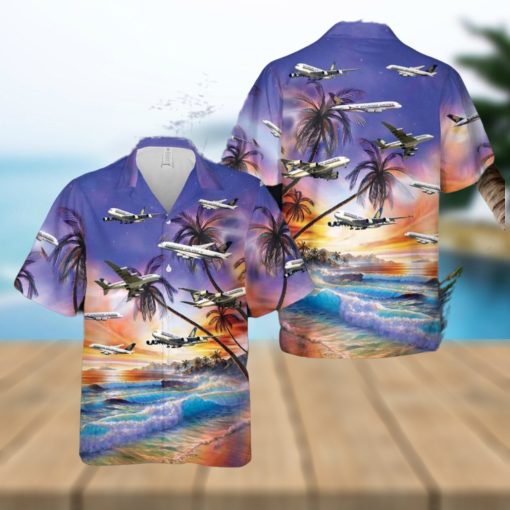 Singapore Airlines Airbus A350 Hawaiian Shirt For Men And Women