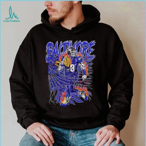 Skeleton Baltimore Ravens Flock collection shirt