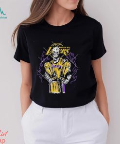 Skeleton Lakers Basketball Team Los Angeles Shirt