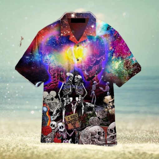 Skull Happy Valentine Day Hawaiian Shirt Aloha For Men And Women