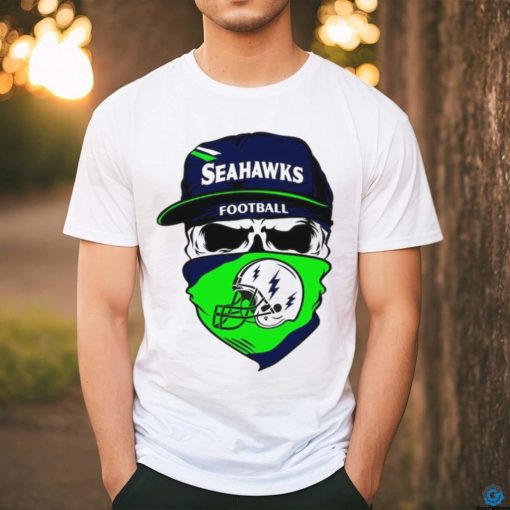 Skull Seahawks Football NFL Team Shirt