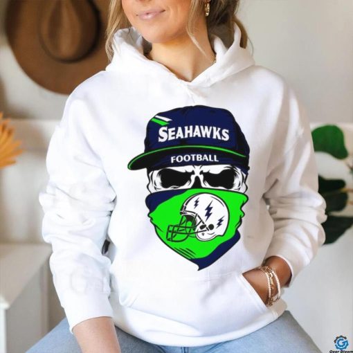 Skull Seahawks Football NFL Team Shirt