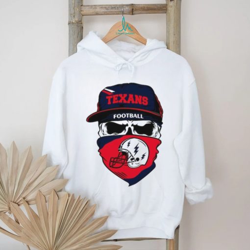 Skull Texans Football NFL Team Shirt