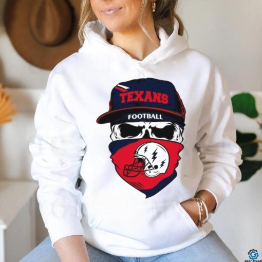 Skull Texans Football NFL Team Shirt