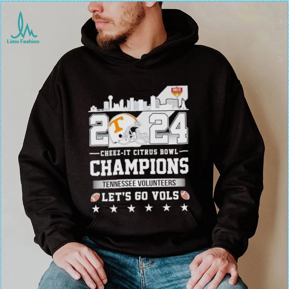 Skyline city 2024 Cheez It Citrus Bowl Champions Tennessee Volunteers let’s go Vols shirt Skyline city 2024 Cheez It Citrus Bowl Champions Tennessee Volunteers let’s go Vols shirt