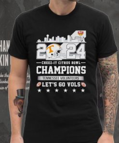 Skyline city 2024 Cheez It Citrus Bowl Champions Tennessee Volunteers let’s go Vols shirt