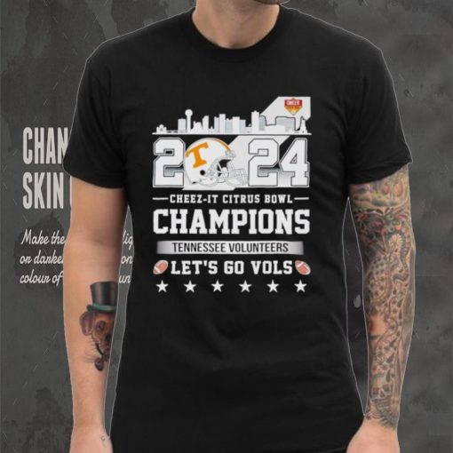 Skyline city 2024 Cheez It Citrus Bowl Champions Tennessee Volunteers let’s go Vols shirt