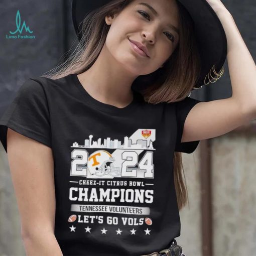 Skyline city 2024 Cheez It Citrus Bowl Champions Tennessee Volunteers let’s go Vols shirt