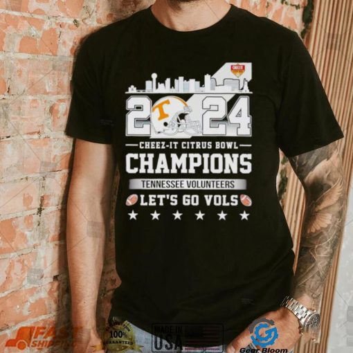 Skyline city 2024 Cheez It Citrus Bowl Champions Tennessee Volunteers let’s go Vols shirt