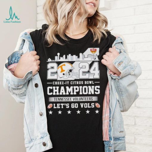 Skyline city 2024 Cheez It Citrus Bowl Champions Tennessee Volunteers let’s go Vols shirt