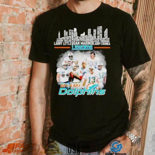 Skyline city Legends Miami Dolphins shirt