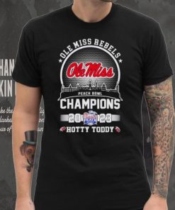 Skyline city Ole Miss Rebels Peach Bowl Champions 2023 Hotty Toddy shirt