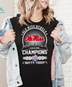 Skyline city Ole Miss Rebels Peach Bowl Champions 2023 Hotty Toddy shirt