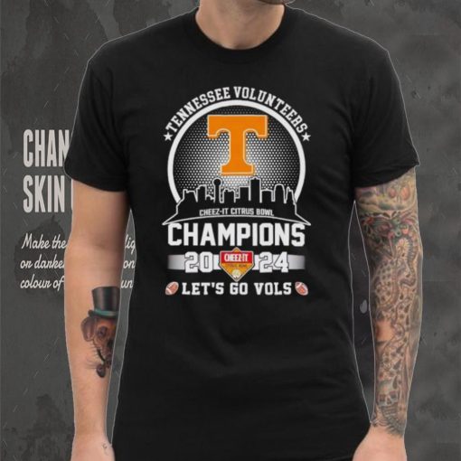 Skyline city Tennessee Volunteers Cheez It Citrus Bowl Champions 2024 let’s go Vols shirt